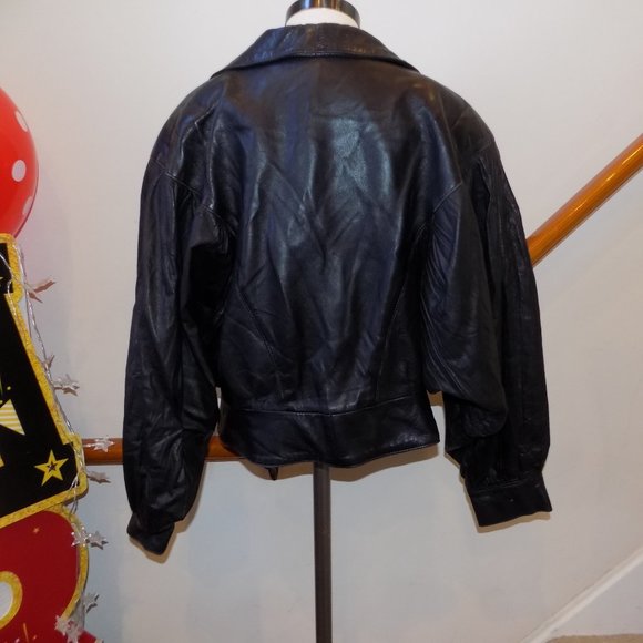 Genuine Leather Black Jacket - Picture 2 of 6